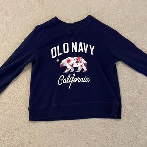 Old navy sweatshirt!